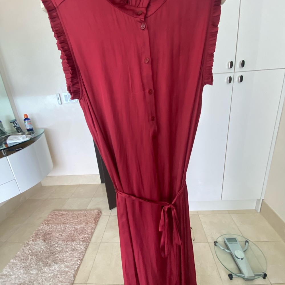 Zadig & Voltaire Burgundy Maxi Dress - Picture 8 of 16